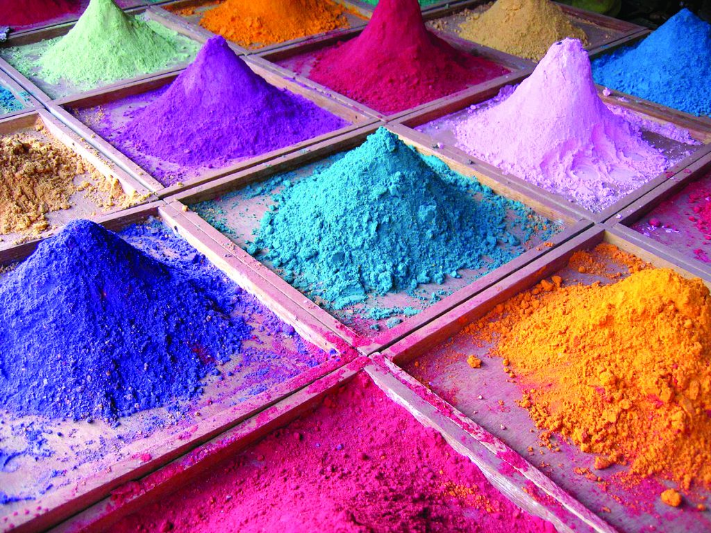 Pigments in India, on market stall Please let me know if you use this photo. If you like it please give it a rating or leave a comment - Thank you!